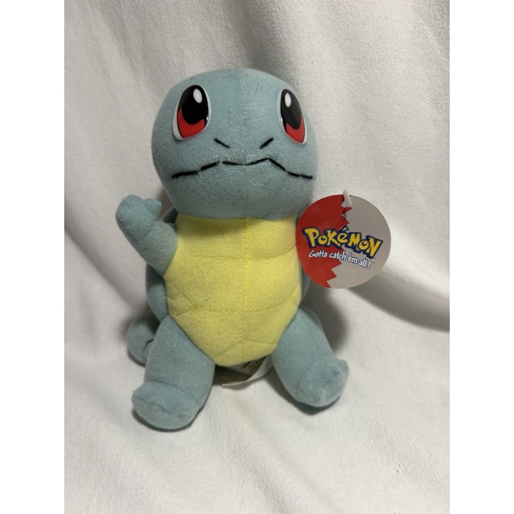 NEW Pokemon SQUIRTLE 12" Plush Play by Play Gamefreak  1998 W TAGS